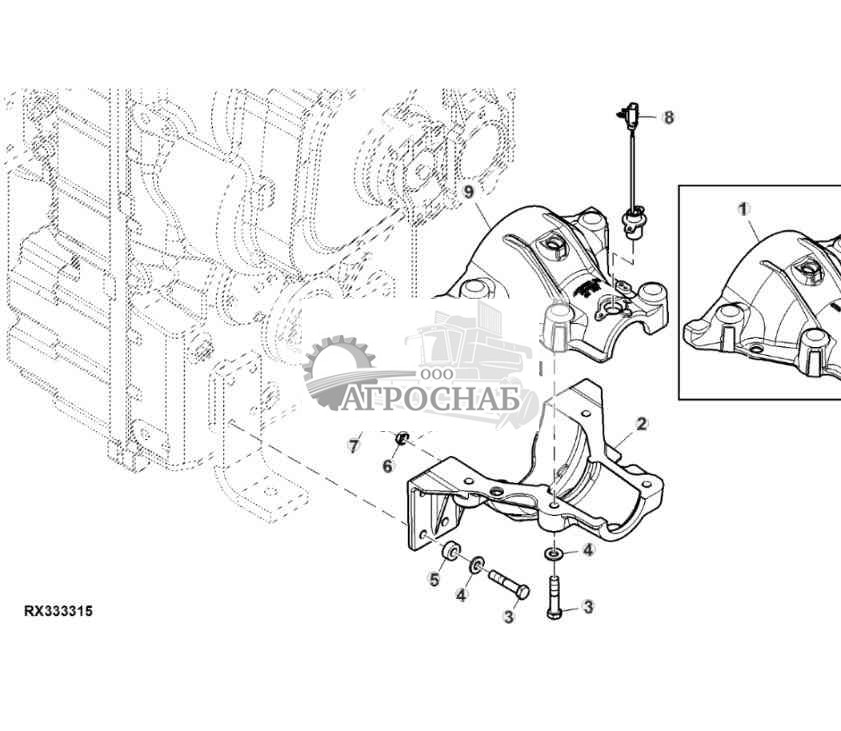 Retainers, Front Drive Shaft, 8C MST 